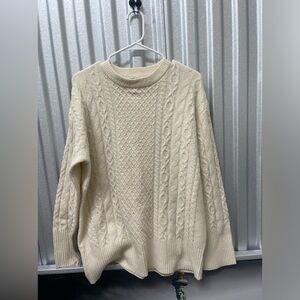 A new day knit sweater med